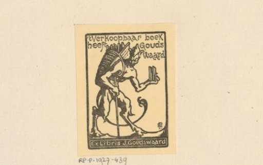Ex libris of Jos. Goudswaard