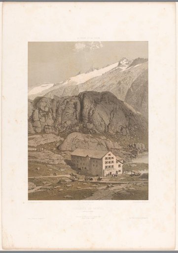 View of the hotel at the Grimsel Pass