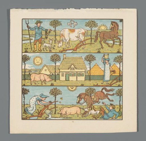 Three Scenes with Cattle in a Landscape