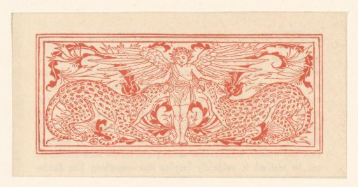 Angel with two panthers