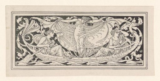 Three women in a rowing boat