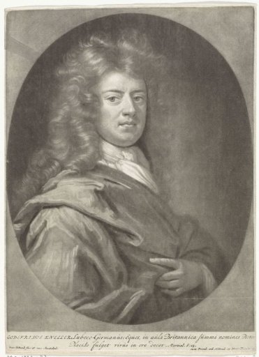 Portrait of the draughtsman and painter Gottfried Kneller