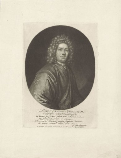 Portrait of the Minister Adriaan van Oostrum