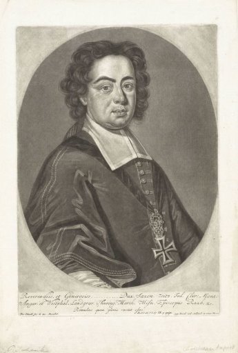 Portrait of Christian August, Duke of Saxe-Zeitz, Bishop of Raab