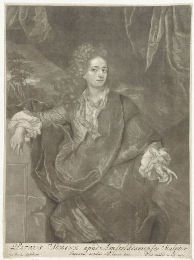 Self-portrait of Pieter Schenk