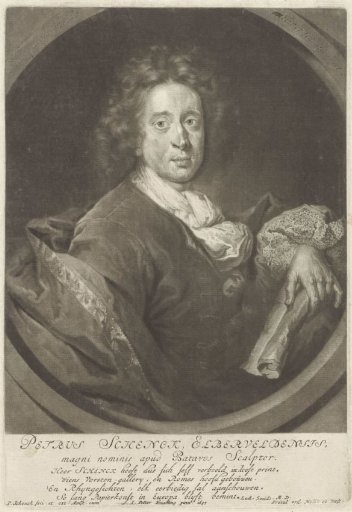 Self-portrait of Pieter Schenk