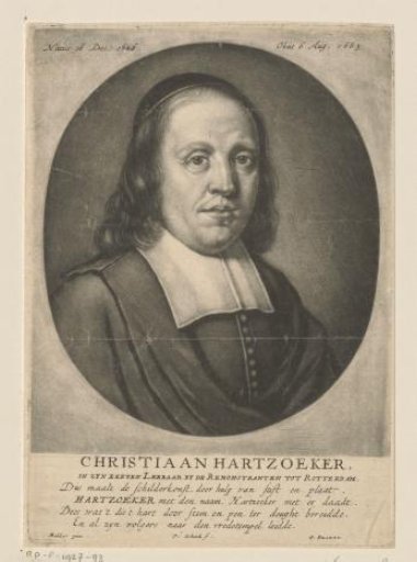 Portrait of Christiaan Hartsoecker