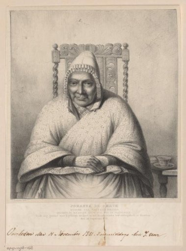 Portrait of Johanna de Smeth at the age of 100