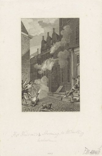 Bombardment of the House of Lucas van Steveninck, 1787