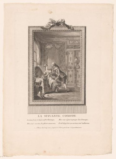 Man Assaulting a Woman in Front of a Dressing Table