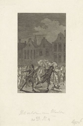 Patriots Leave Utrecht, 1787