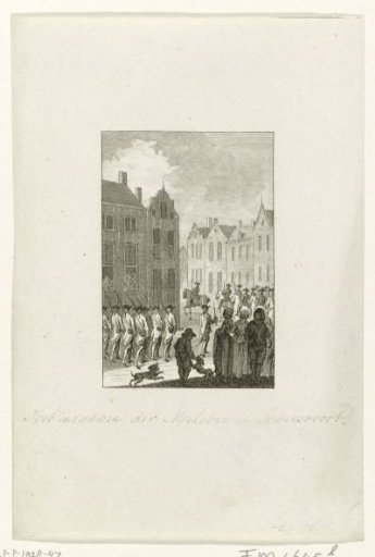 Entry of soldiers into Amersfoort, 1785