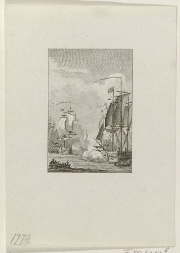 Engagement between Fielding and Van Bylandt, 1779