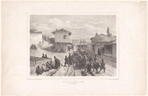 View of the Main Street of Baghtcheh-Saraï, 19 August 1837