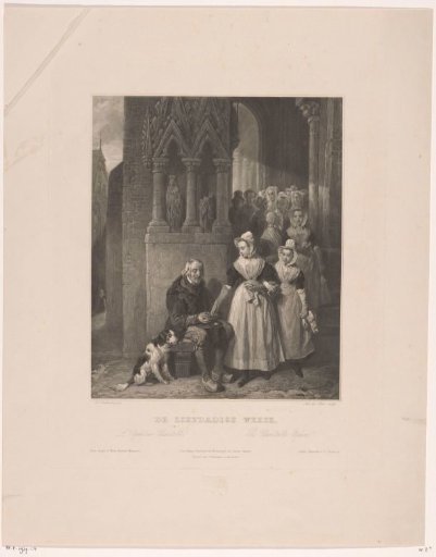 Orphan Girl Giving Alms to a Beggar