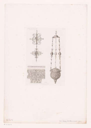Censer and two ornaments