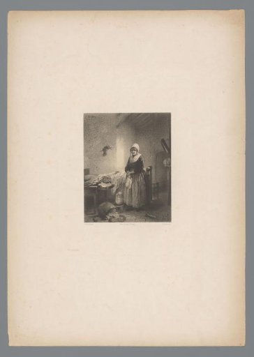 Old maid servant