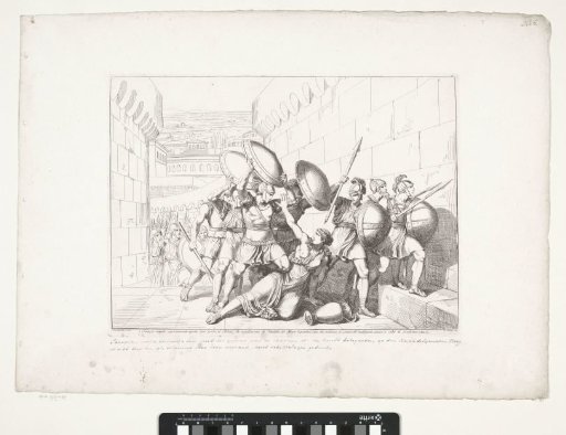 Tarpeia Killed by Sabine Soldiers