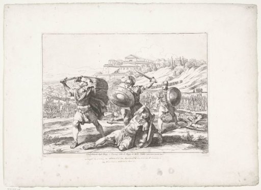Fight between the Horatii and the Curiatii