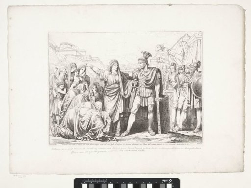 Coriolanus is Disarmed by Veturia