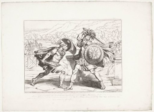 Titus Manlius Torquatus in Combat with a Great Gaul