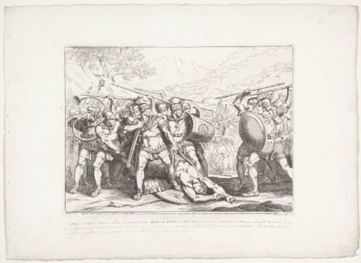 Valerius Corvus Disarms a Gaulish Soldier