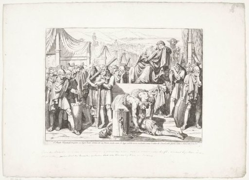 Consul Titus Manlius Torquatus Has His Son Beheaded