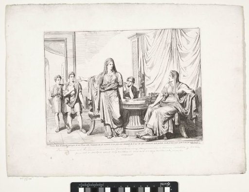 The Mother of the Gracchi Shows Her Jewels