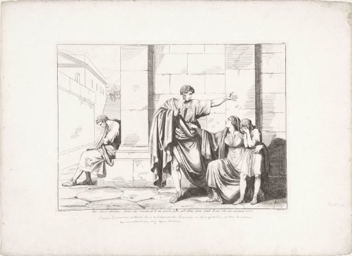 Gaius Gracchus Takes Leave of Licinia Minor and Son