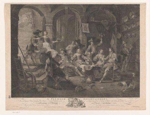 Interior with a Smoking and Drinking Company