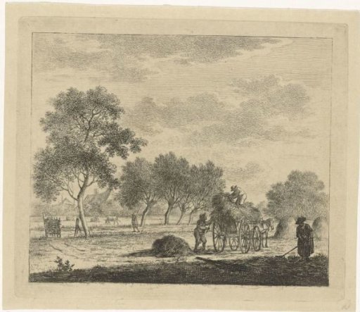 Landscape with a Hay Wagon