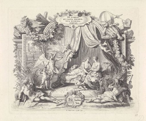 Allegorical Representation on the Occasion of the Marriage of Jacob Dircksz van Lennep and Susanna Catharina de Wolff