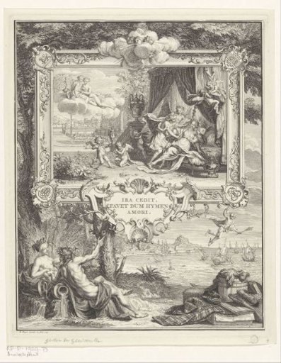 Allegorical Representation on the Occasion of the Marriage of David Leeuw van Lennep and Hester Barnaart