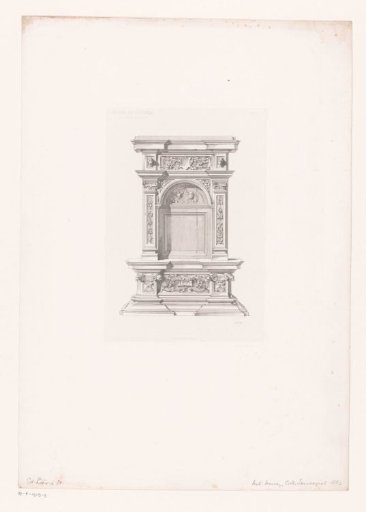 Architectural element with niche
