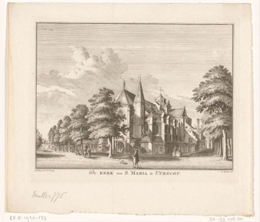 View of the Mariakerk in Utrecht