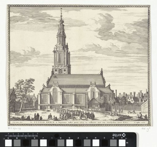 View of the Zuiderkerk in Amsterdam