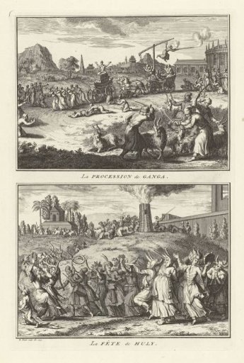 Depictions of religious customs in India