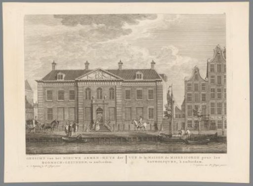 View of the Building of Mercy in Amsterdam
