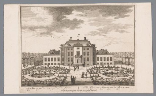 View of the Rear of Slot Zeist, Seen from the Garden
