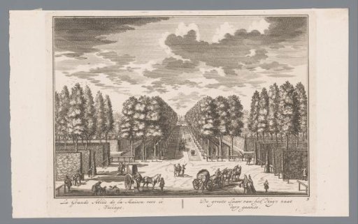View of Zeist, Seen Across the Large Avenue from Slot Zeist