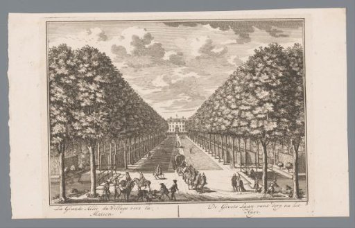 View of the Large Avenue to Slot Zeist