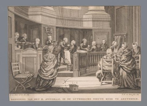 The Last Supper in the New Lutheran Church in Amsterdam
