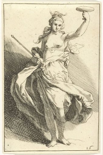 Woman with chalice and scepter