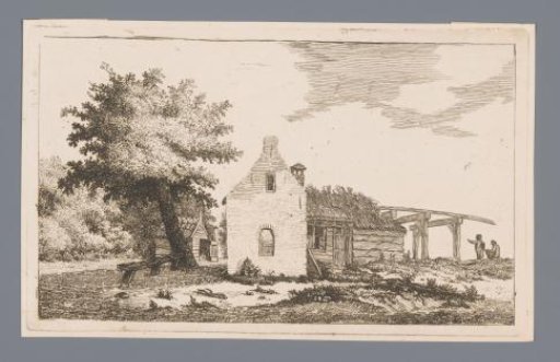 Ruin of the inn Het Molentje on the Amstel