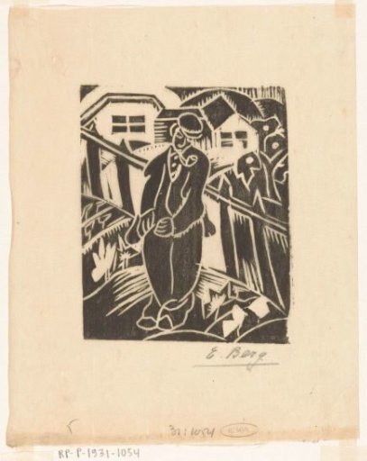 Man in a Kitchen Garden