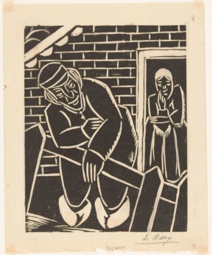 Peasant in Front of His House
