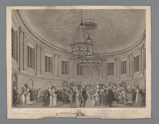 Concert Hall in Felix Meritis, 1789
