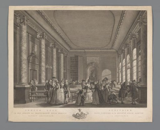 Lecture Hall in Felix Meritis, 1789