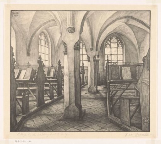 Library at the Walburg Church in Zutphen