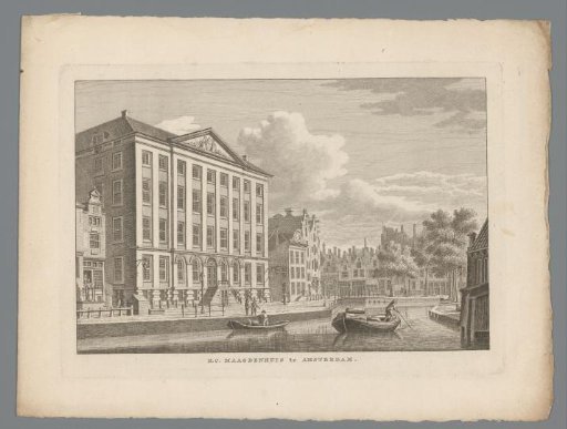 View of the Maagdenhuis in Amsterdam
